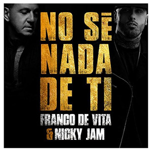 Disco No Sé Nada de Ti de Franco De Vita