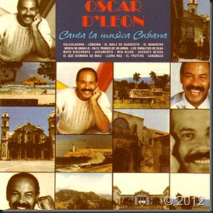 Disco Canta la Música Cubana de Oscar D' León